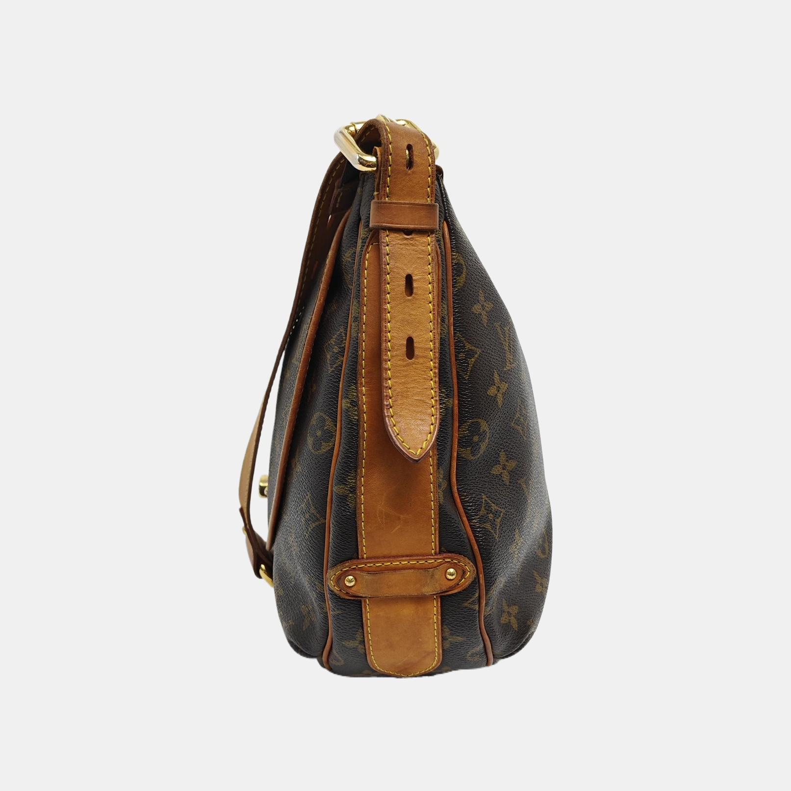 TULUM GM Monogram Coated Canvas Brown