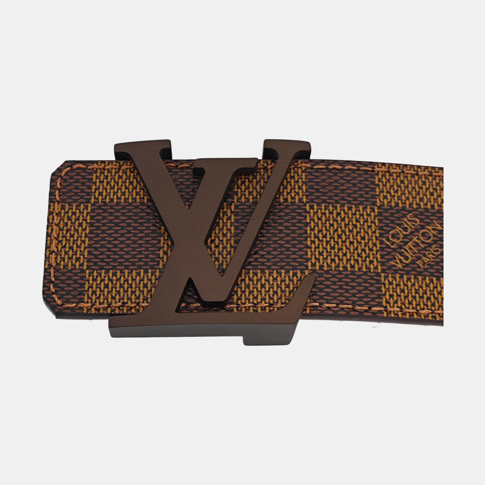 Coated Canvas Belt Brown