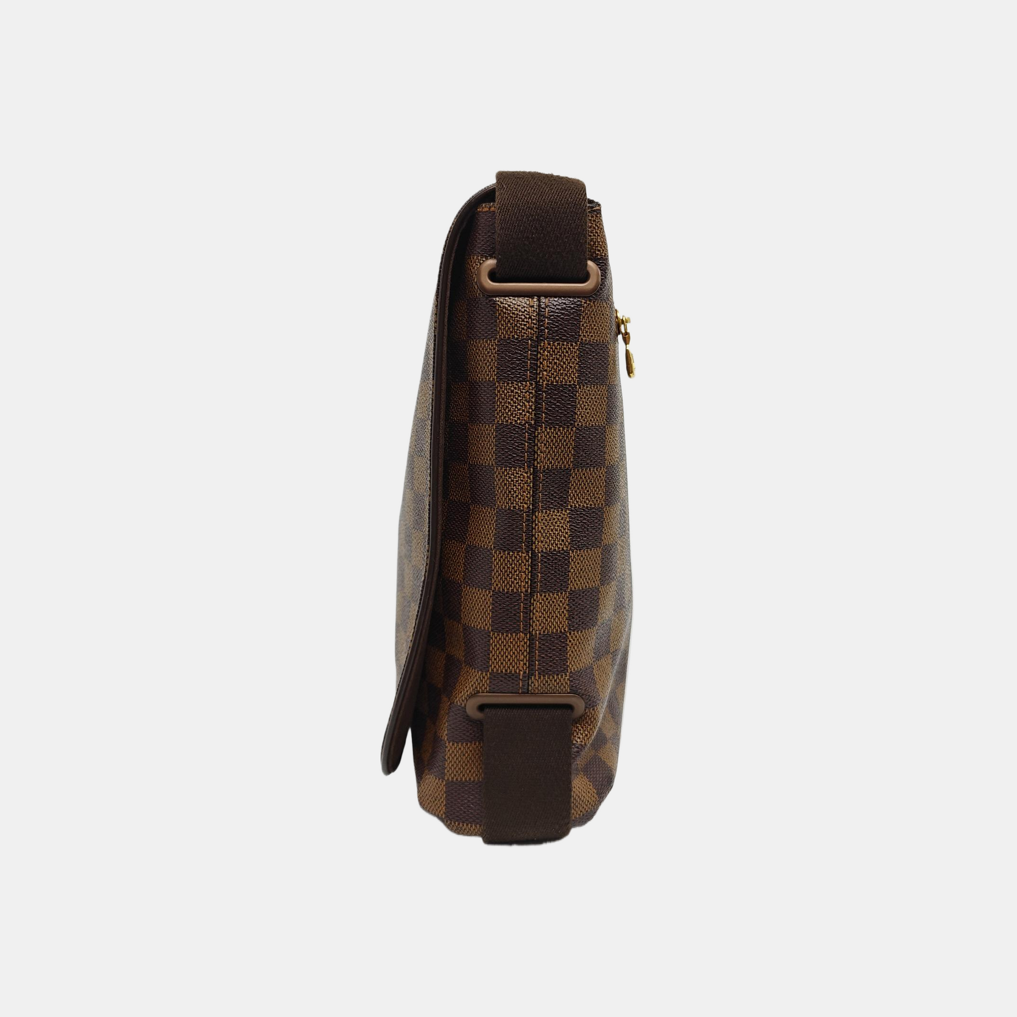 DISTRICT MM Damier Ebene Coated Canvas Brown