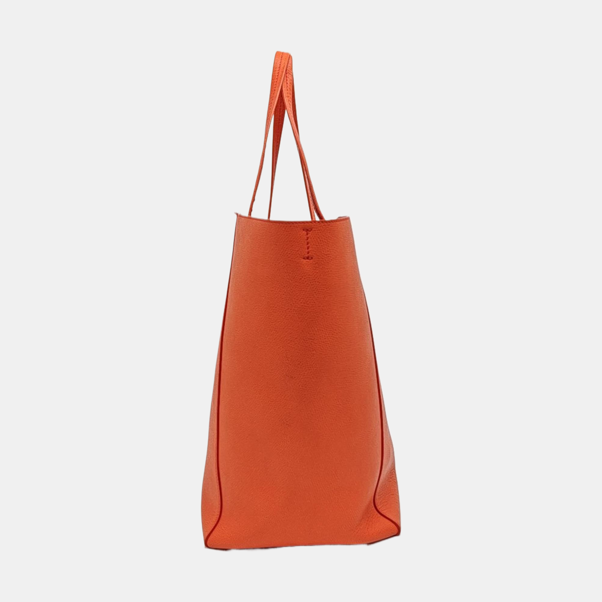 VERTICAL CABAS Small Calfskin Red