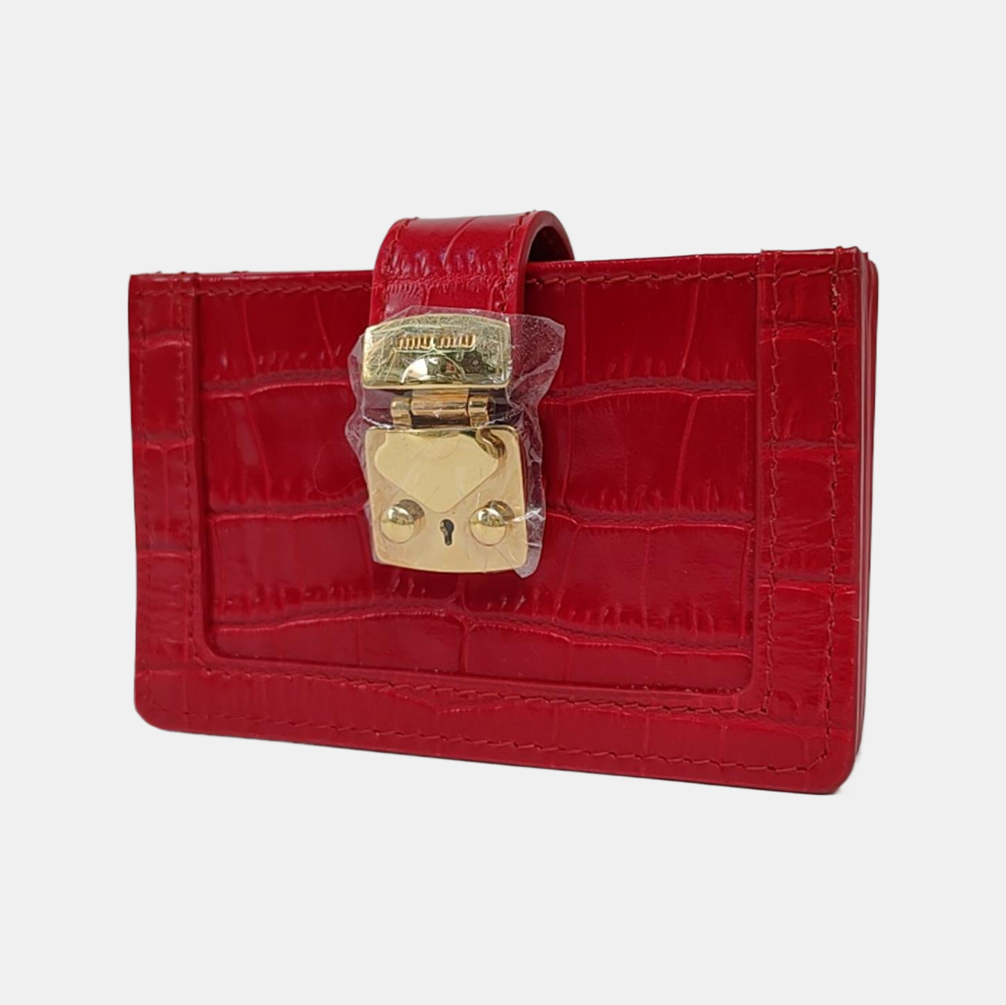 Calfskin Wallet Red