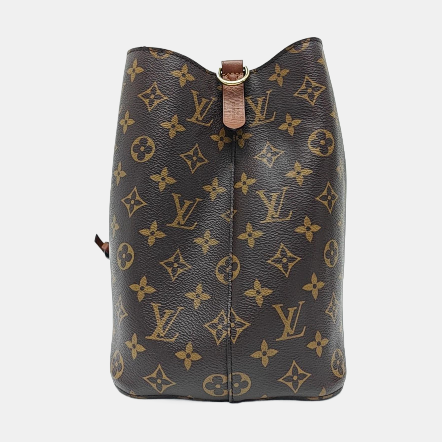 NÉONOÉ MM Monogram Coated Canvas Brown