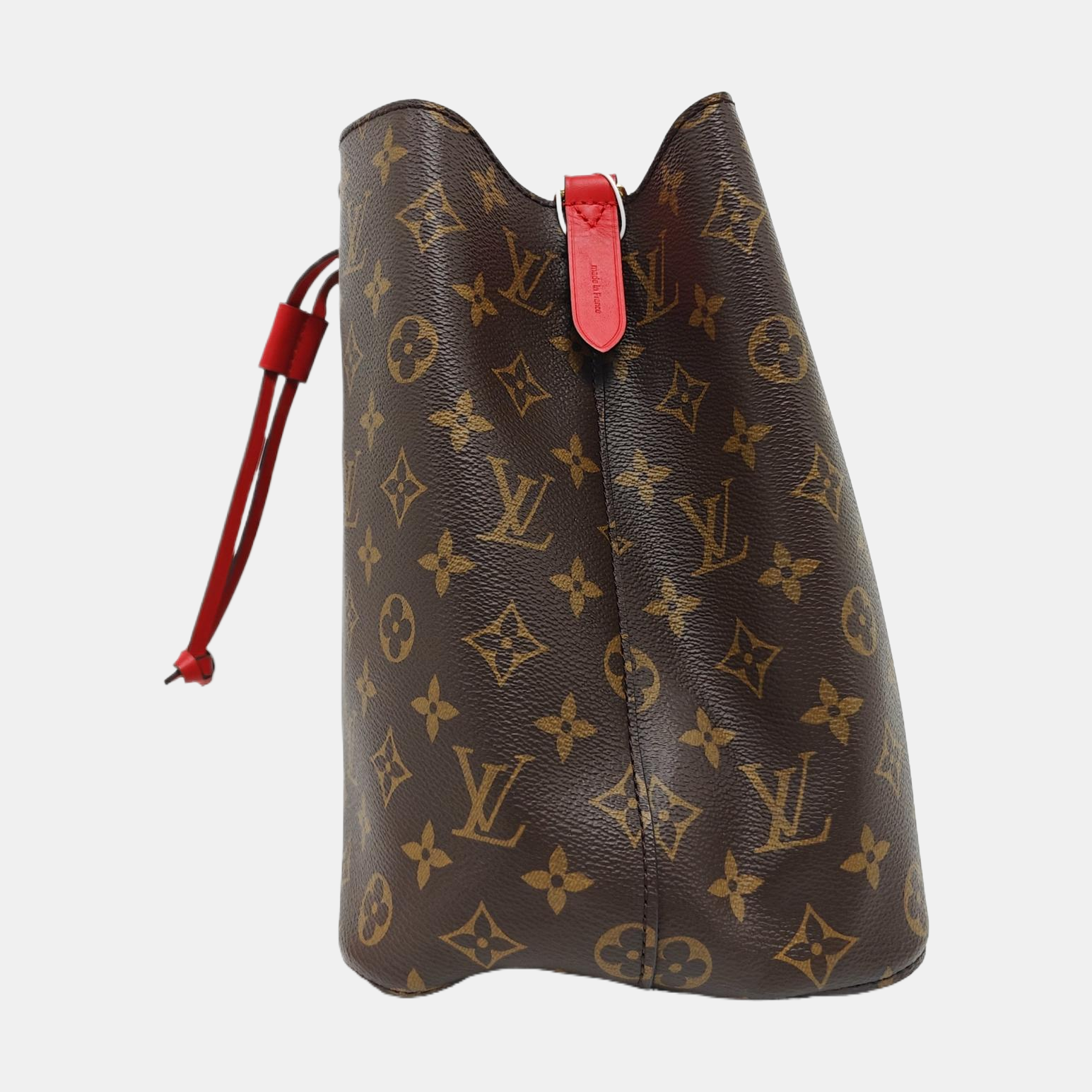 NÉONOÉ MM Monogram Coated Canvas Brown