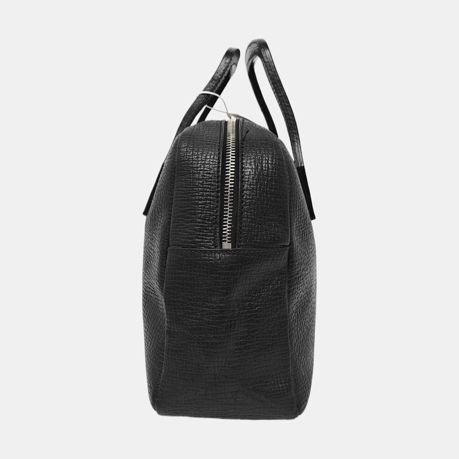 Calfskin Top Handle Bag Black