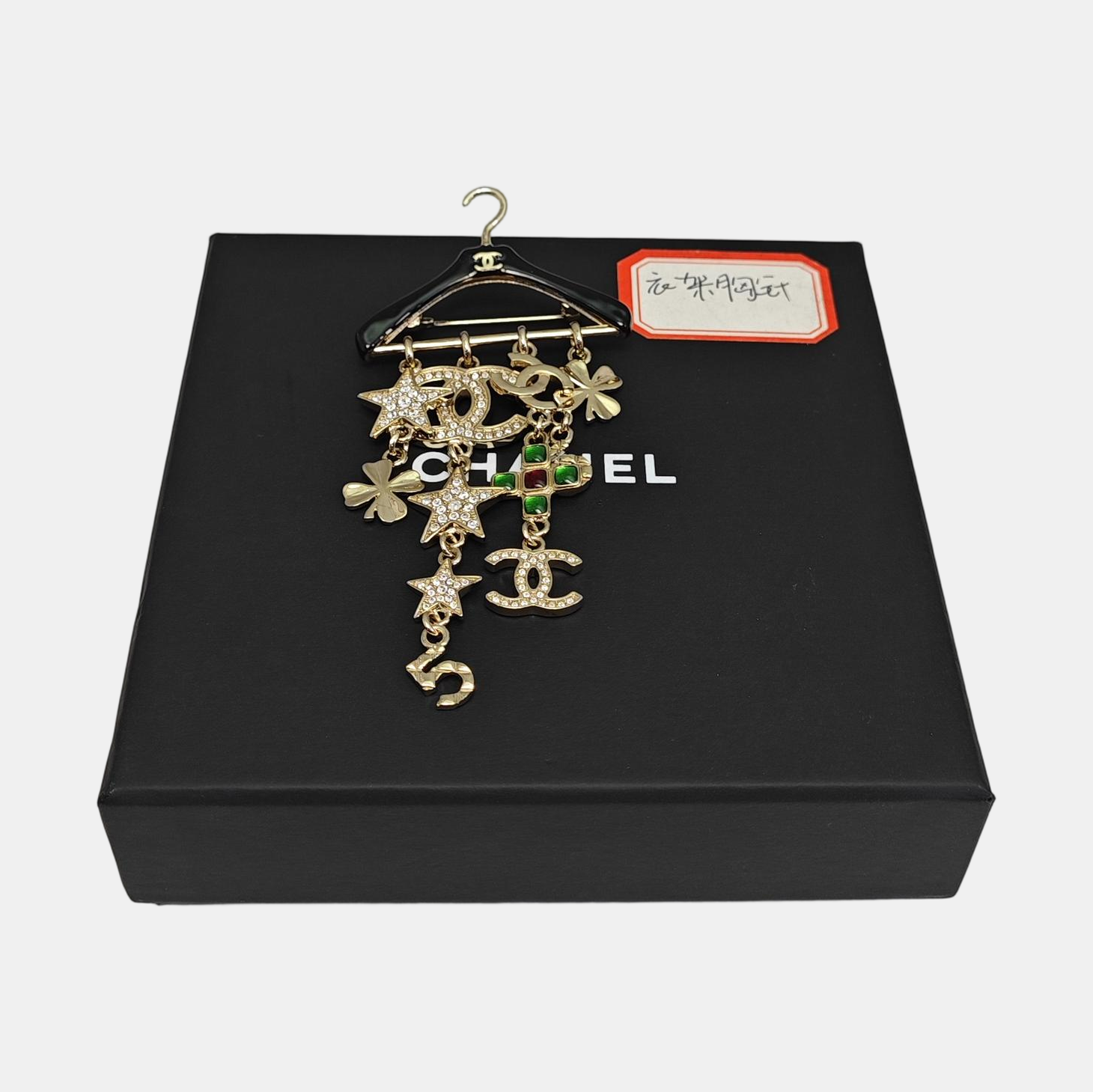 Metal Gold Brooch