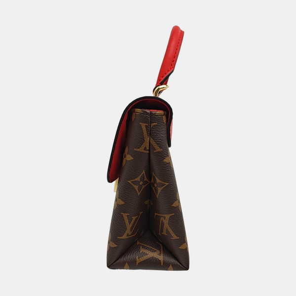 LOCKY BB Monogram Coated Canvas Red