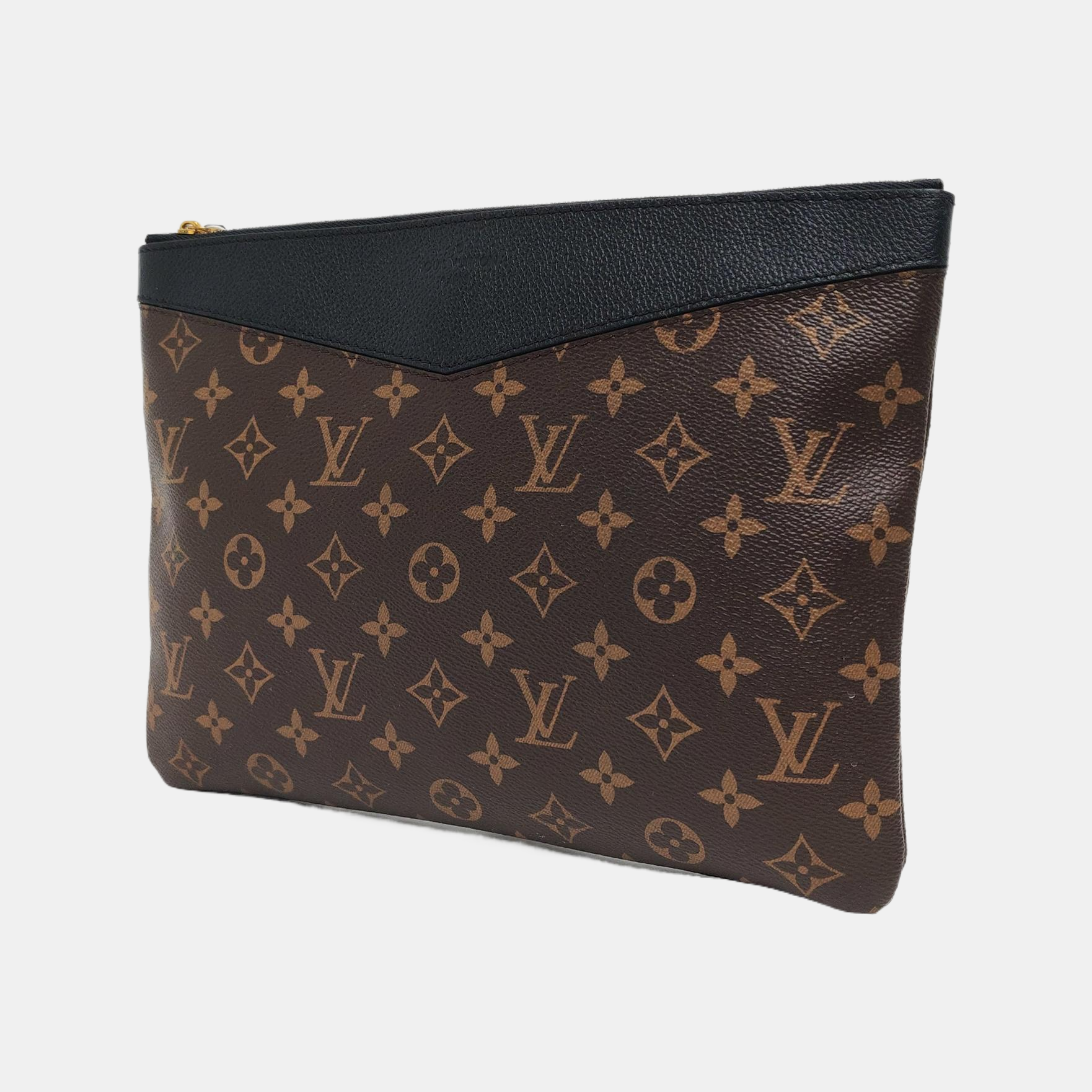 DAILY Monogram Coated Canvas Brown