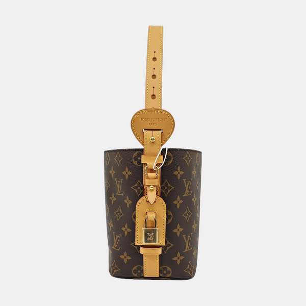 ALL IN Monogram Coated Canvas Brown