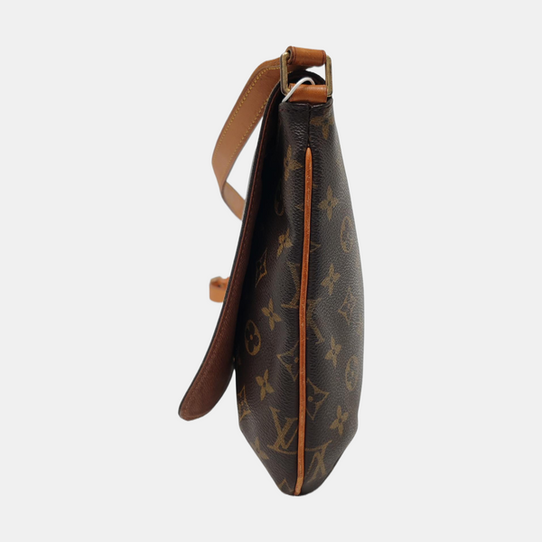 MUSETTE TANGO PM Monogram Coated Canvas Brown