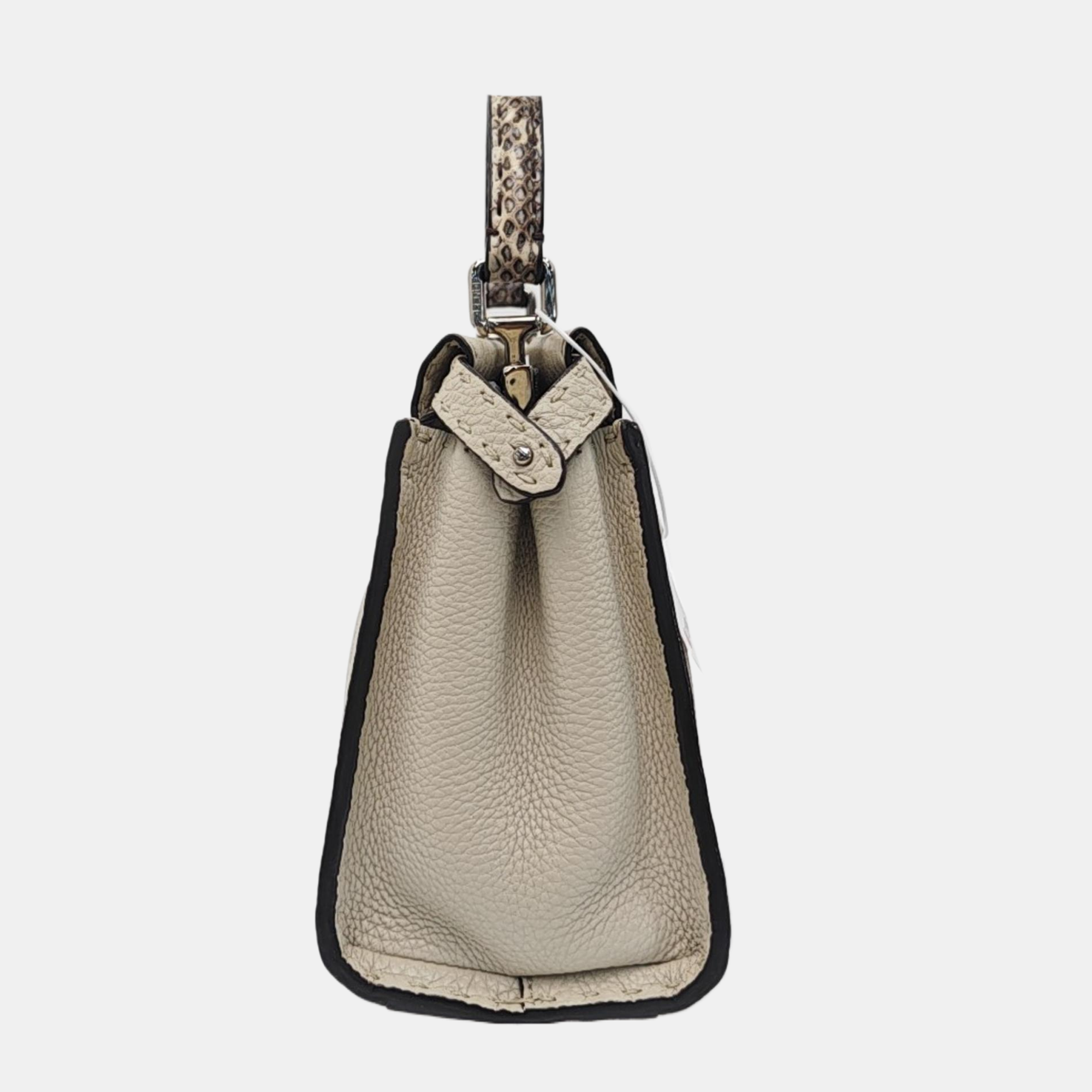 Peekaboo Mini Calfskin White