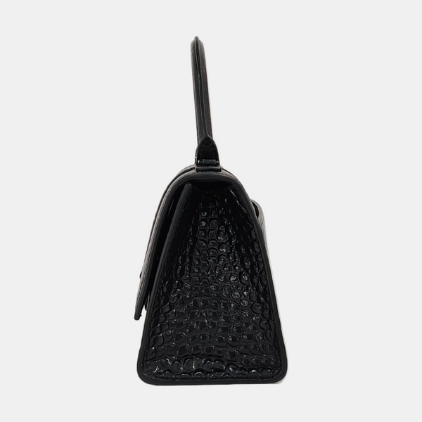 Hourglass S Calfskin Black