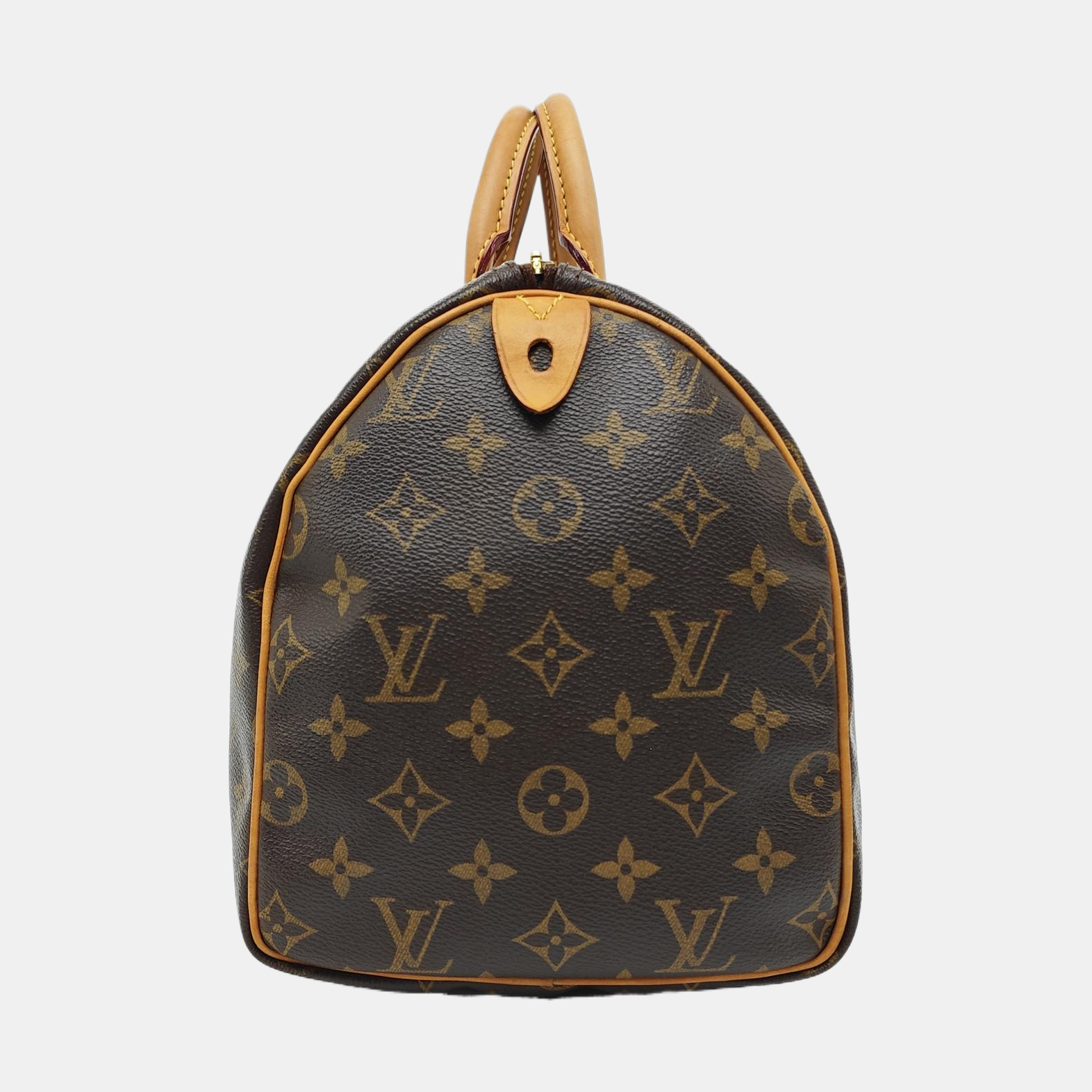 SPEEDY 30 Monogram Coated Canvas Brown