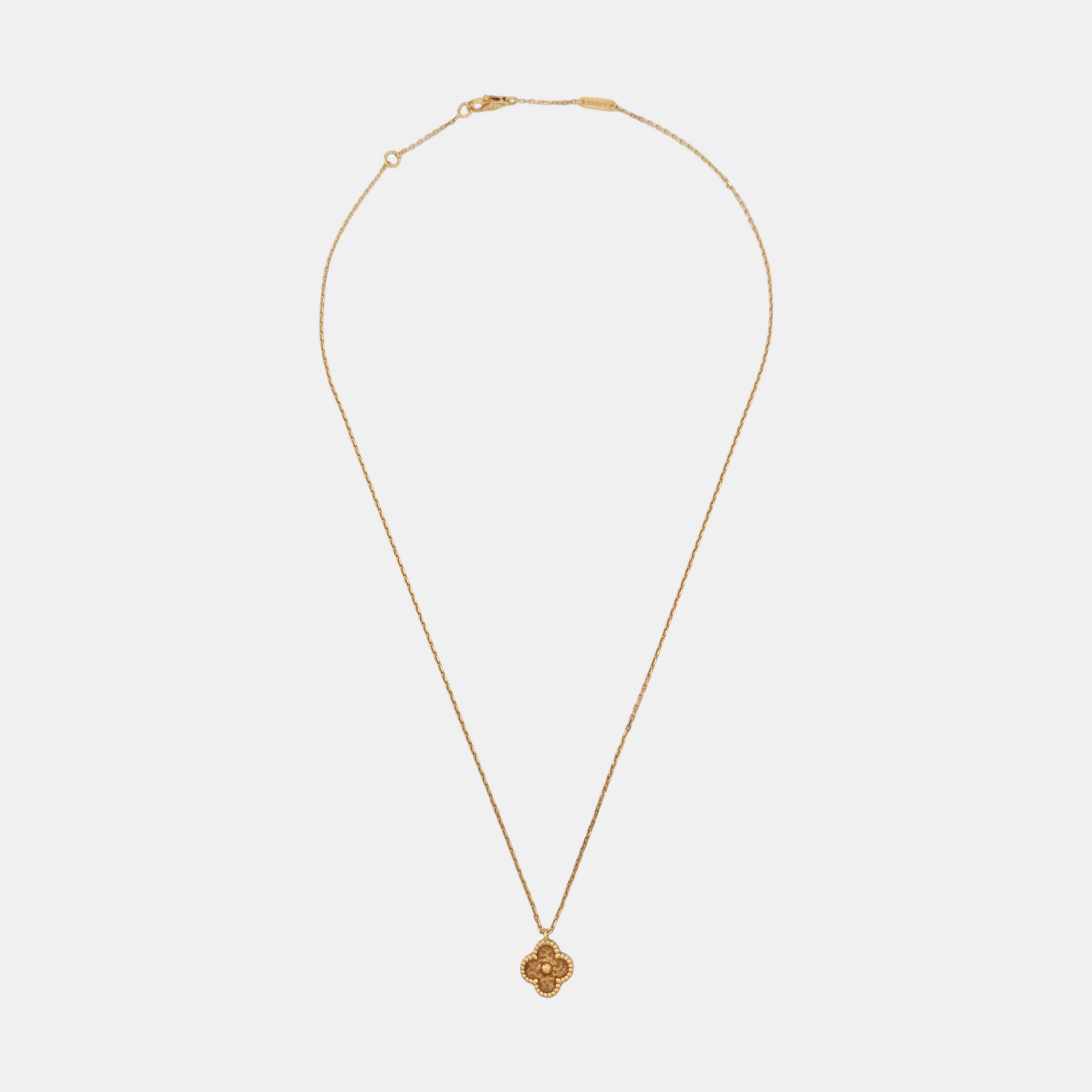 Sweet Alhambra 18k Rose Gold Necklace