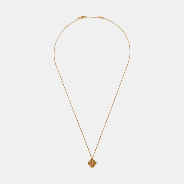 Sweet Alhambra 18k Rose Gold Necklace