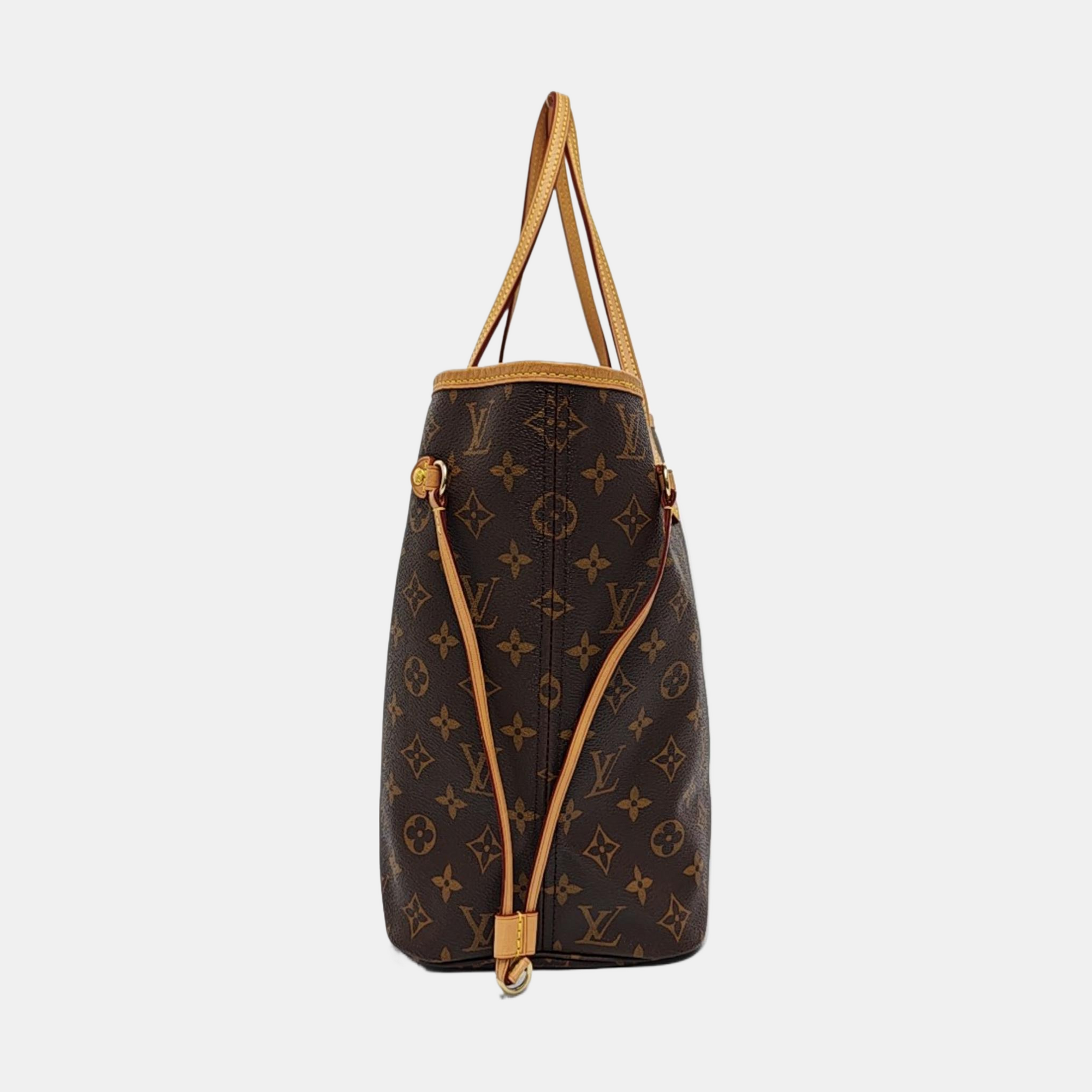 NEVERFULL MM Lona Monogram Revestida Marrón