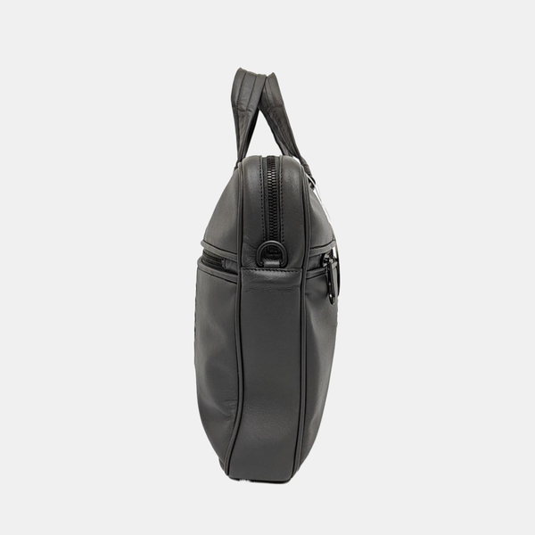 Calfskin Crossbody Bag Gray