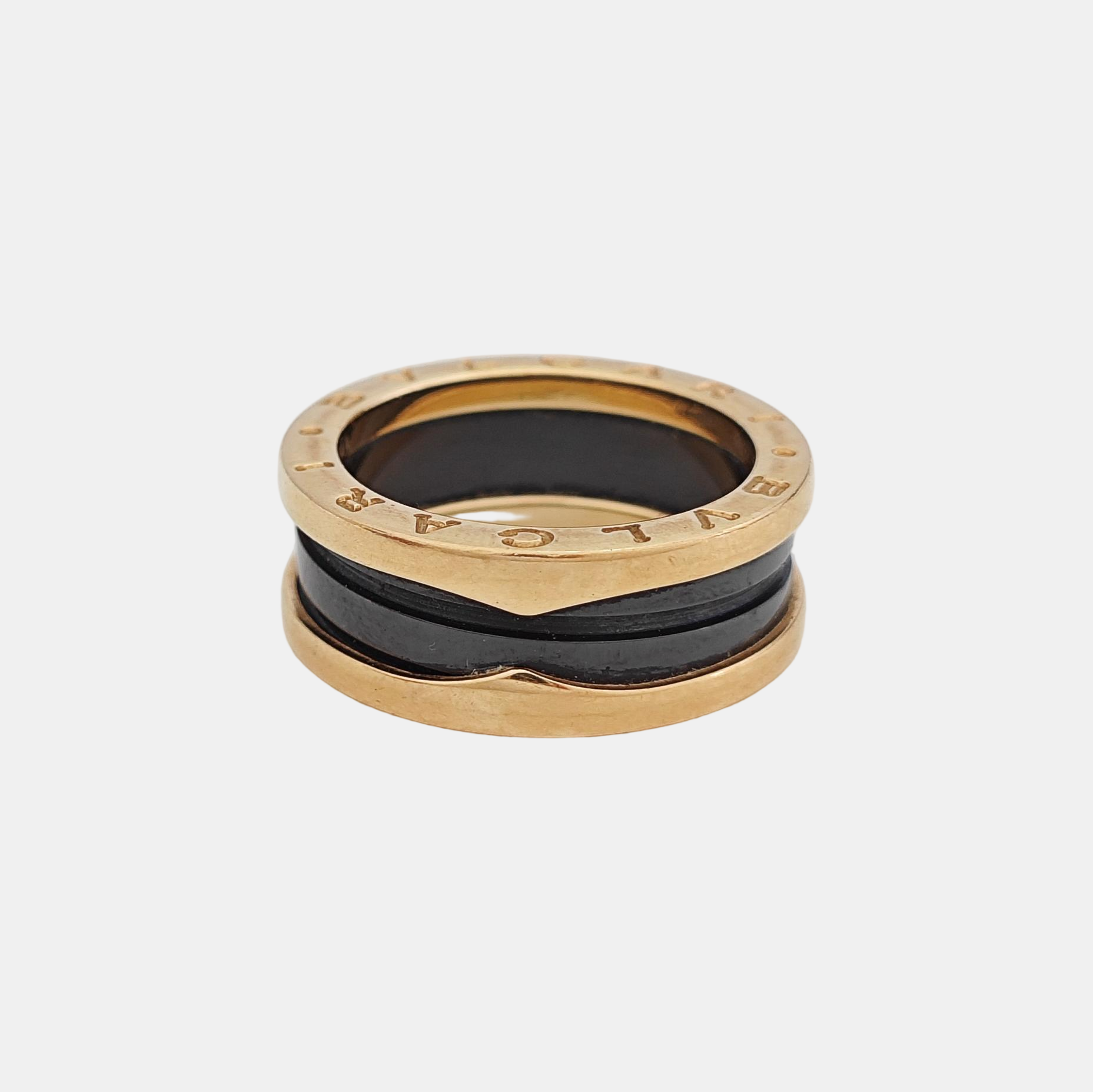 B.ZERO1 18k Rose Gold Ring EU 54