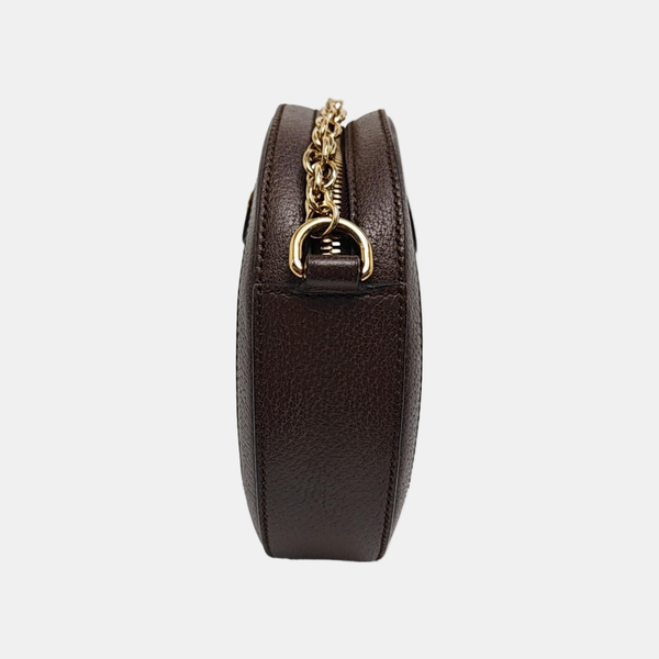 Ophidia Mini Monogram Coated Canvas Beige