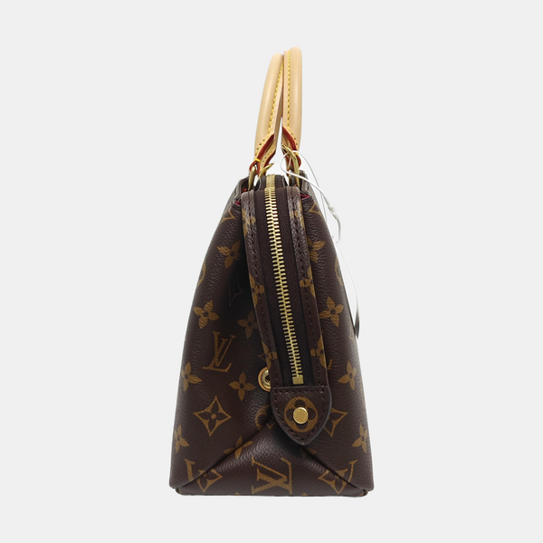 PALAIS PM Monogram Coated Canvas Brown