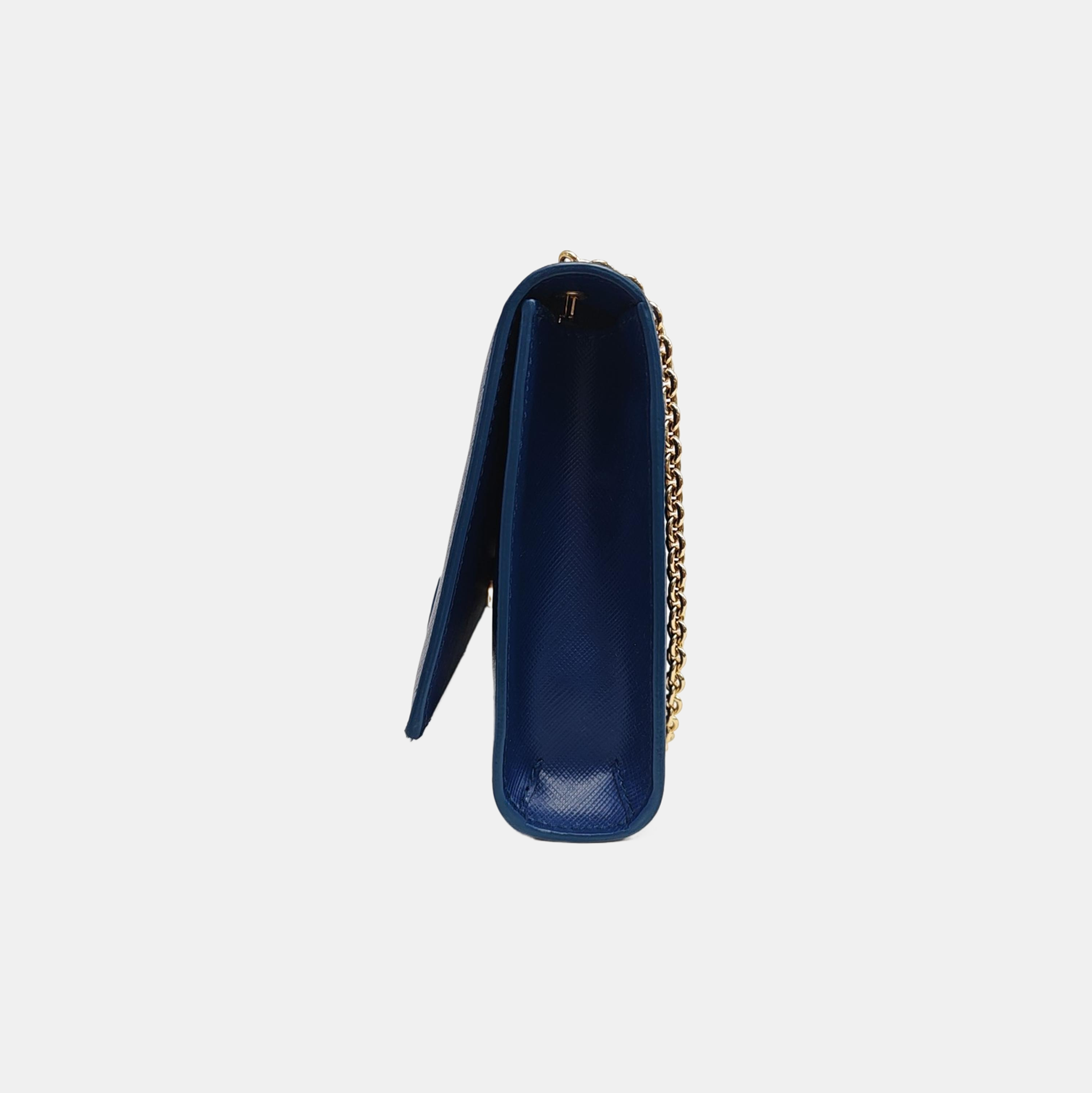 Ginny Calfskin Blue