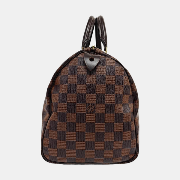 SPEEDY 30 Damier Ebene Coated Canvas Brown