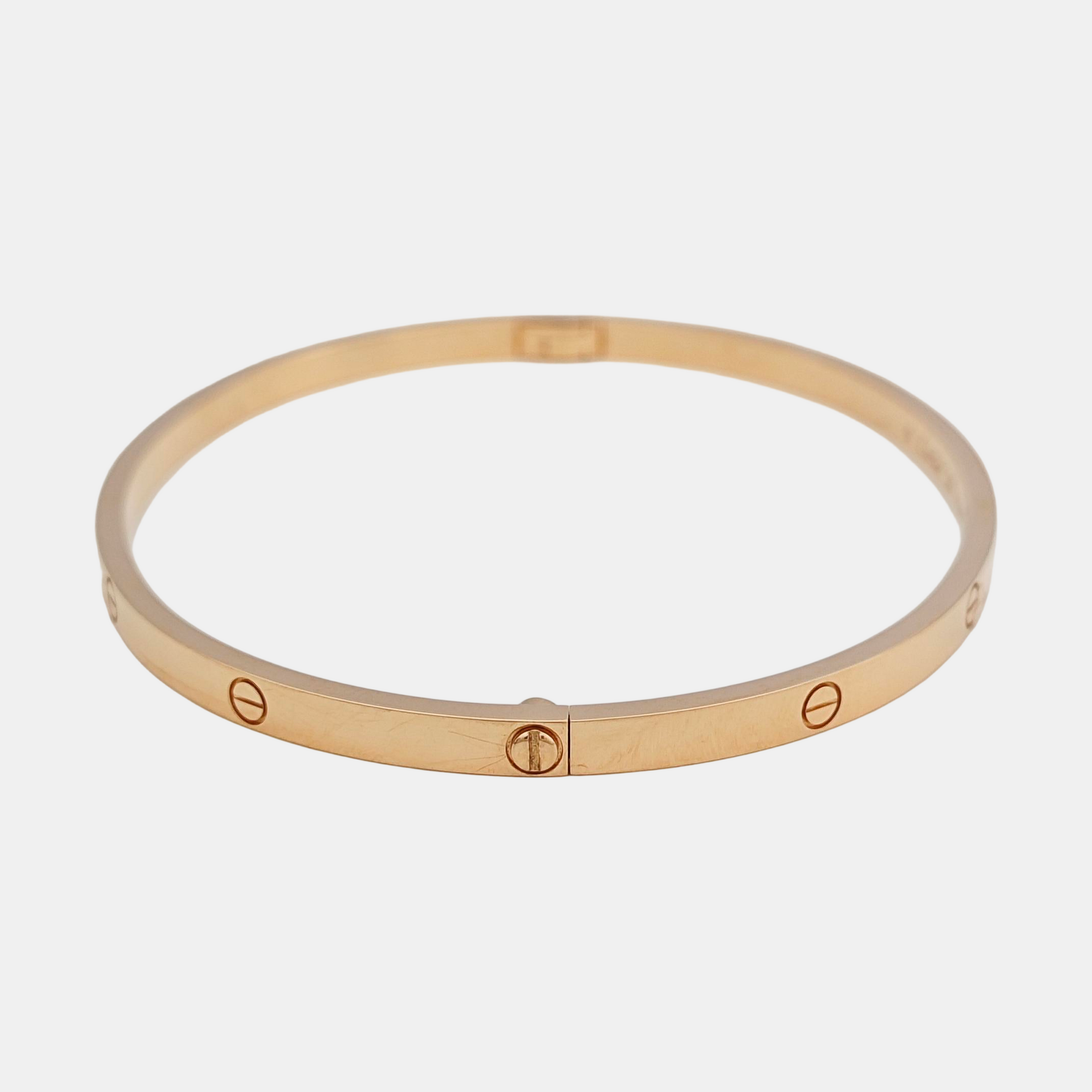 LOVE 18k Rose Gold Bangle