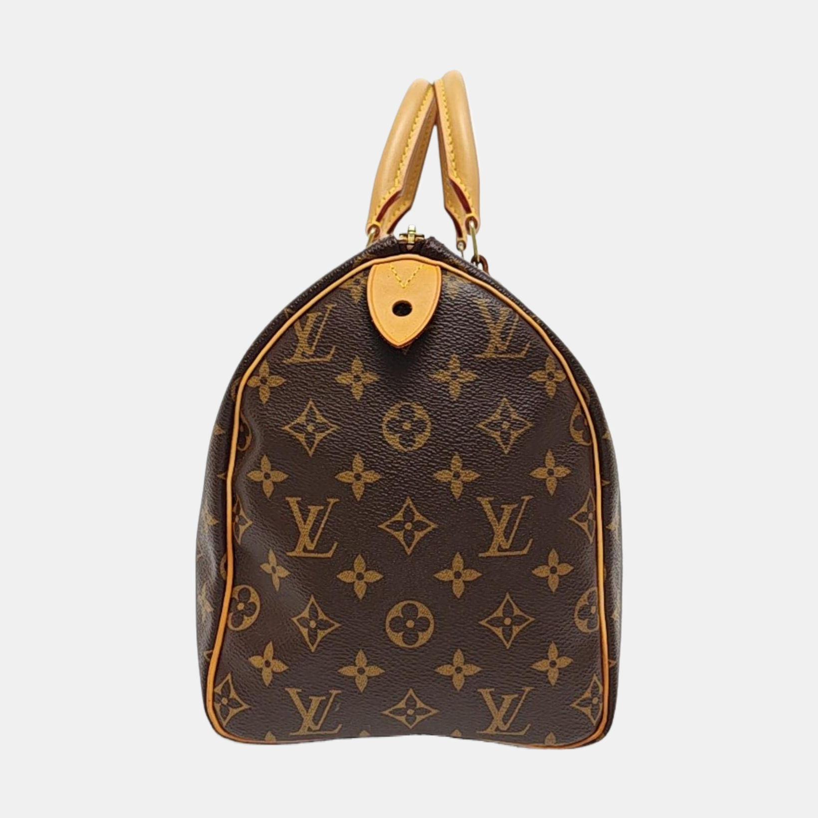 SPEEDY 30 Monogram Coated Canvas Brown