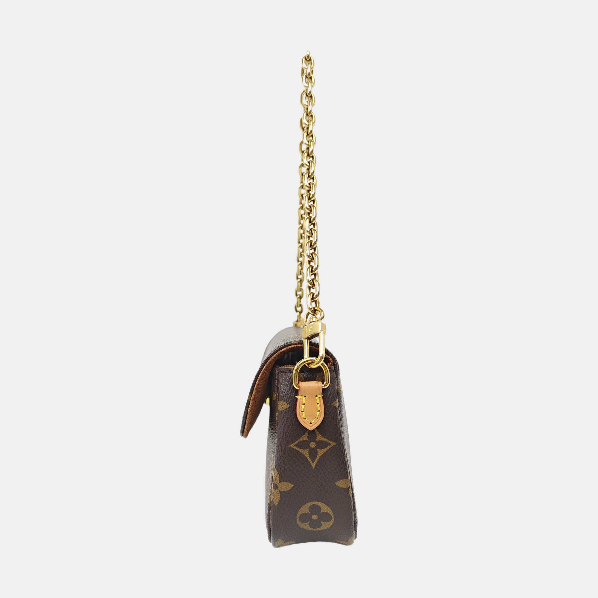 IVY Monogram Coated Canvas Brown