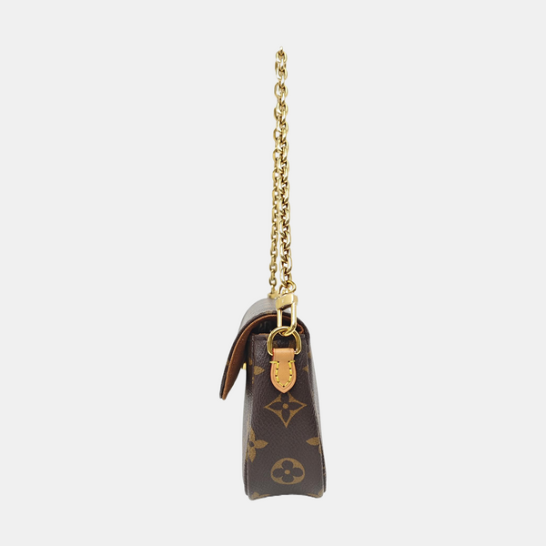IVY Monogram Coated Canvas Brown