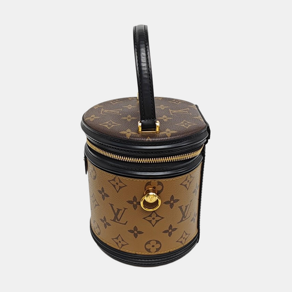 CANNES PM Monogram Coated Canvas Brown