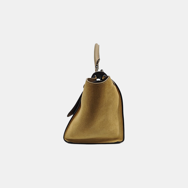 TRAPEZE Small Calfskin Beige