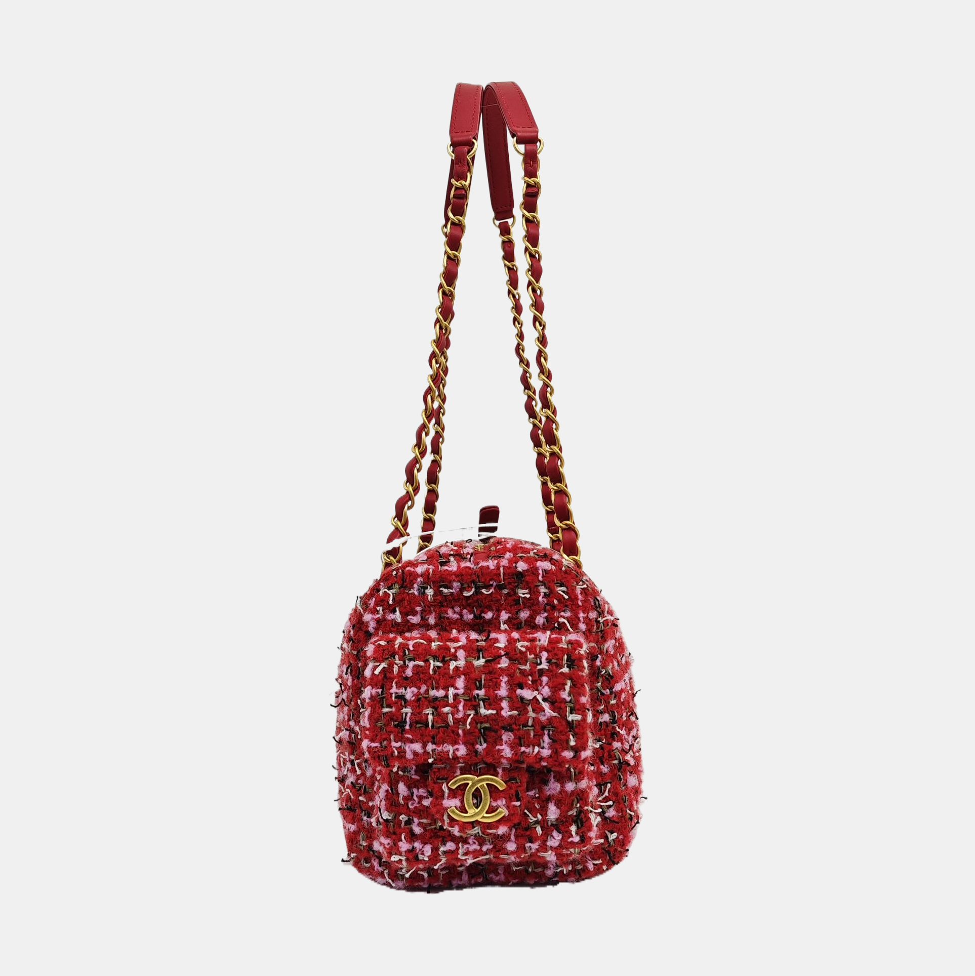 Quilted Wool Small Red