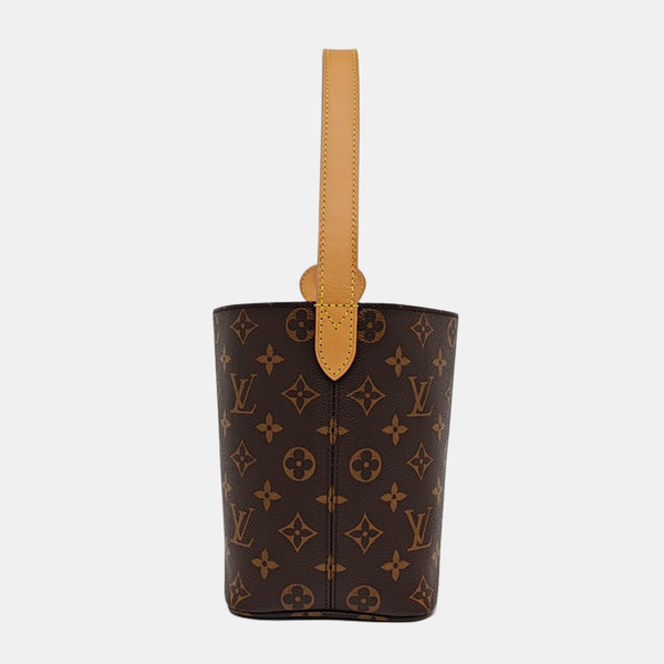 ALL IN BB Monogram Coated Canvas Brown