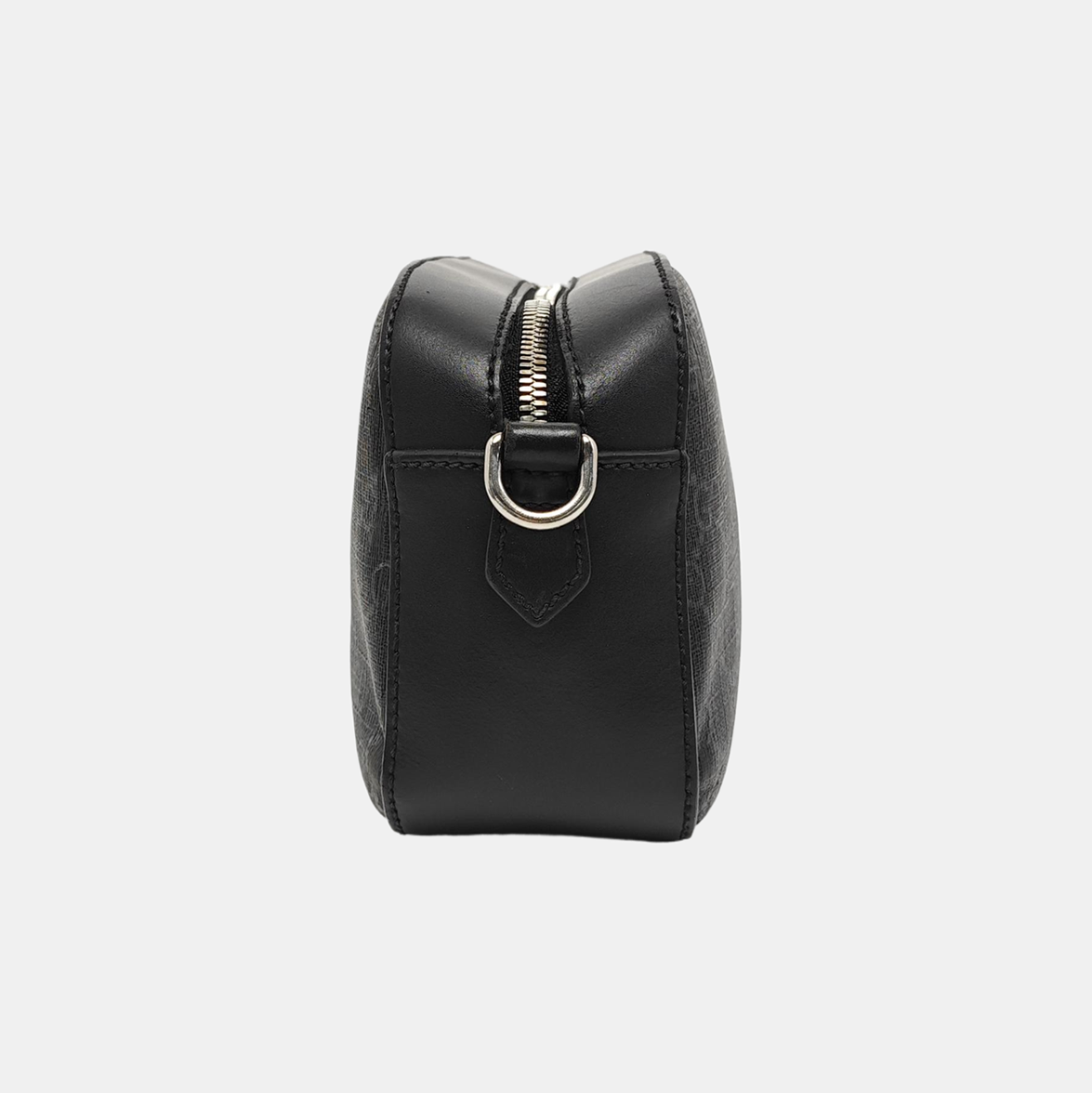 Monogram Coated Canvas Shoulder Bag Gray