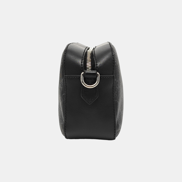 Monogram Coated Canvas Shoulder Bag Gray