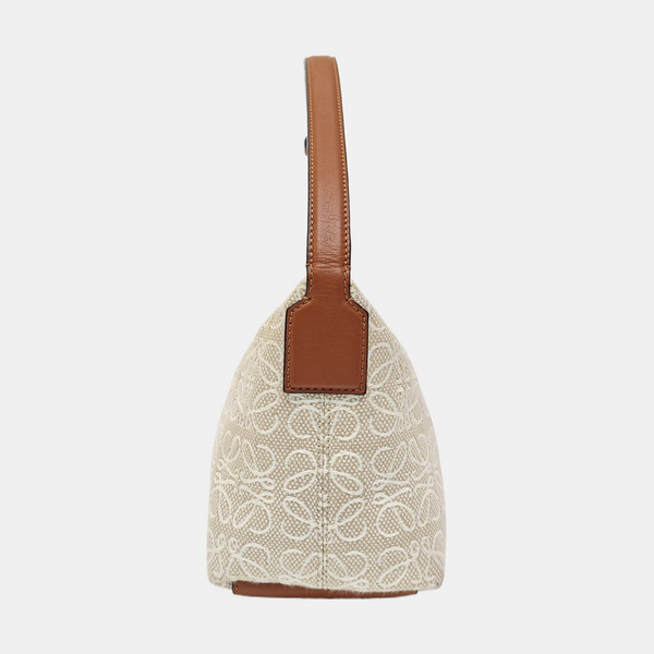 Monogram Canvas Top Handle Bag Beige