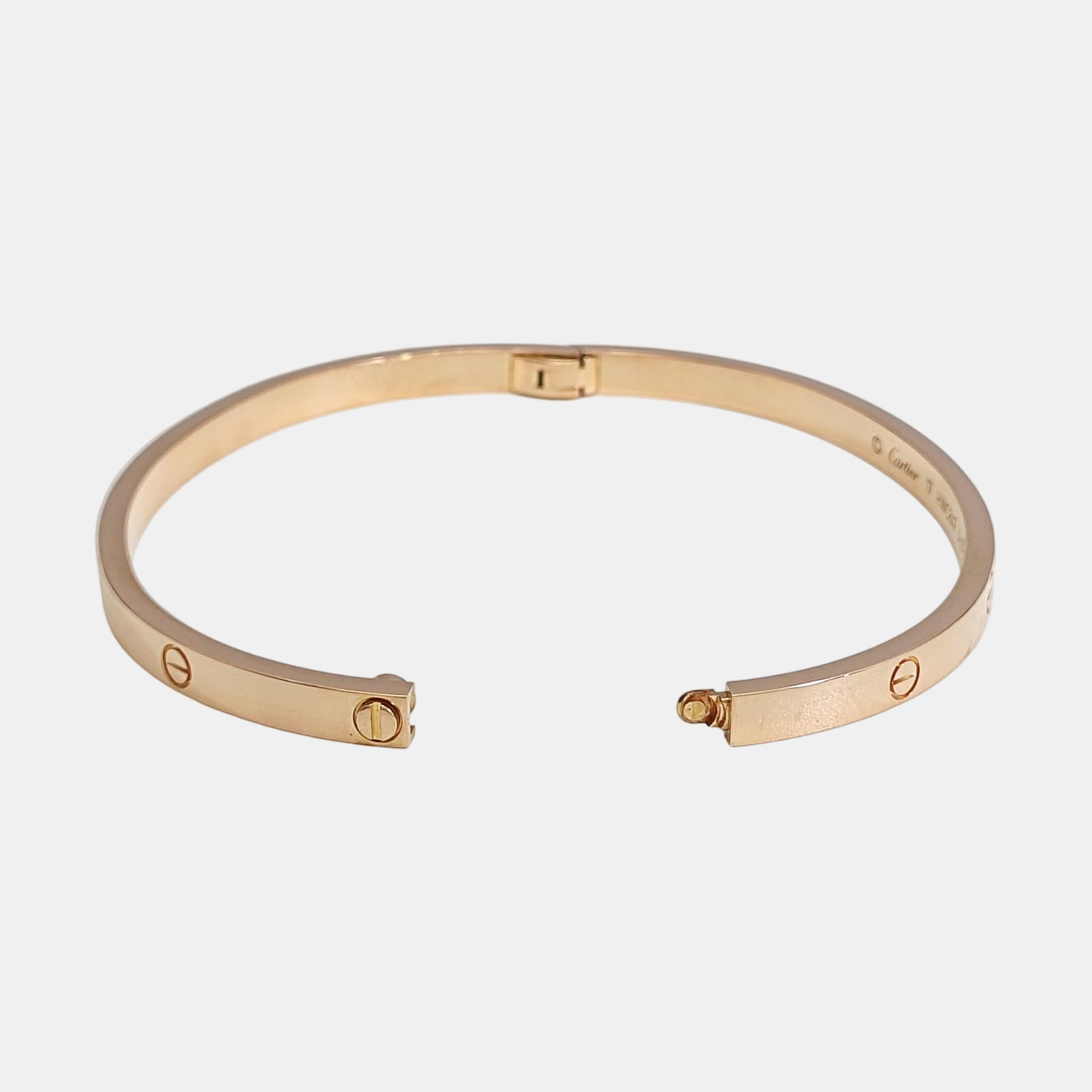 LOVE 18k Rose Gold Bangle