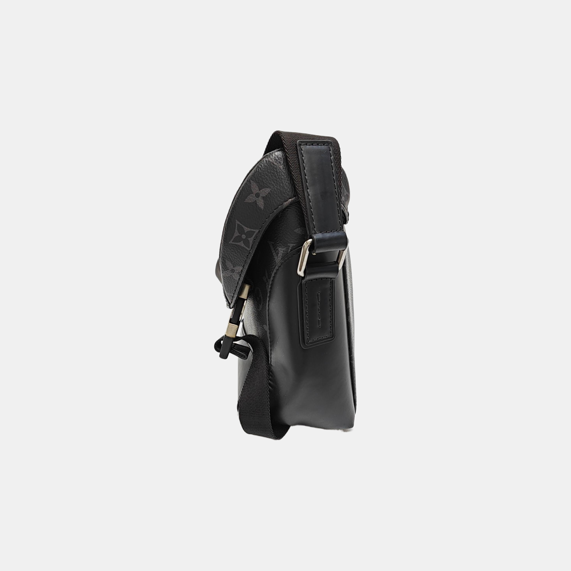 VOYAGER PM Monogram Coated Canvas Black