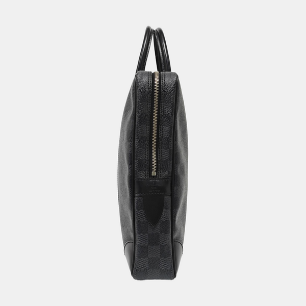 PORTE-DOCUMENTS Damier Graphite Coated Canvas Black