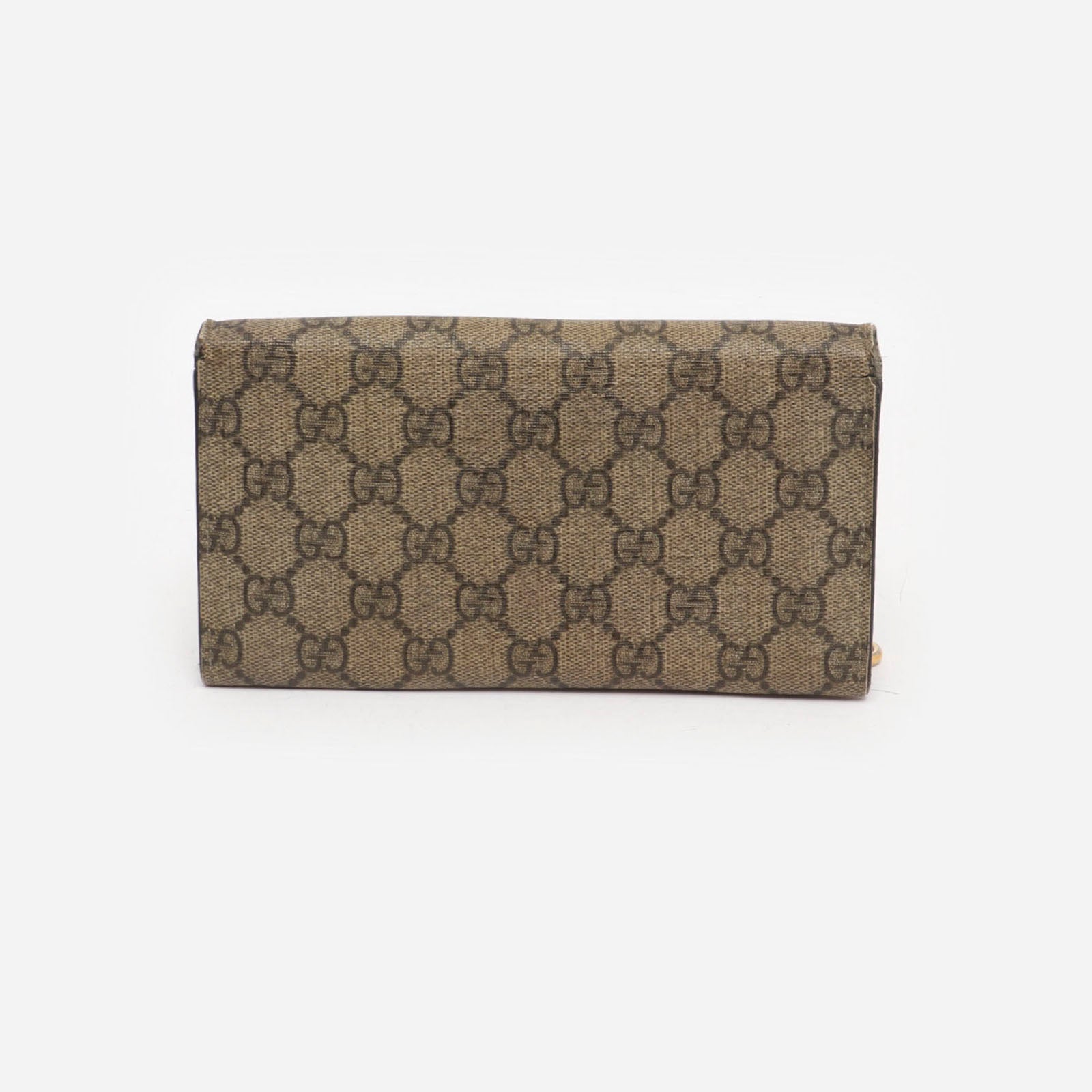 Monogram Coated Canvas Wallet Beige