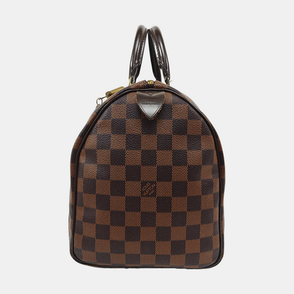 SPEEDY 30 Damier Ebene Coated Canvas Brown