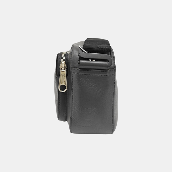 Calfskin Shoulder Bag Gray