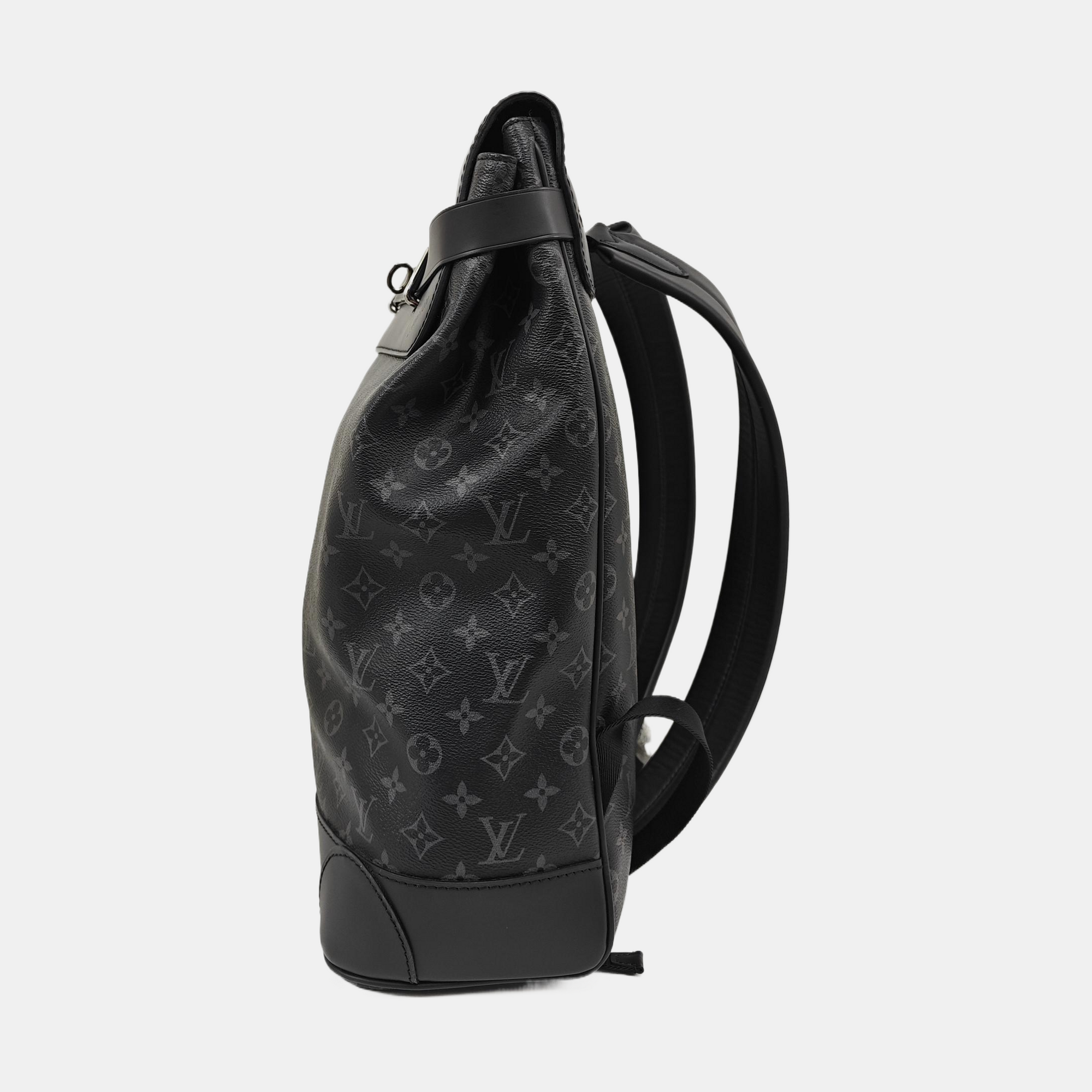 STEAMER Monogram Coated Canvas Black