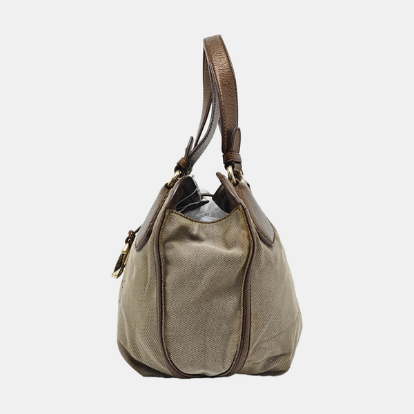Fabric Tote Bag Beige