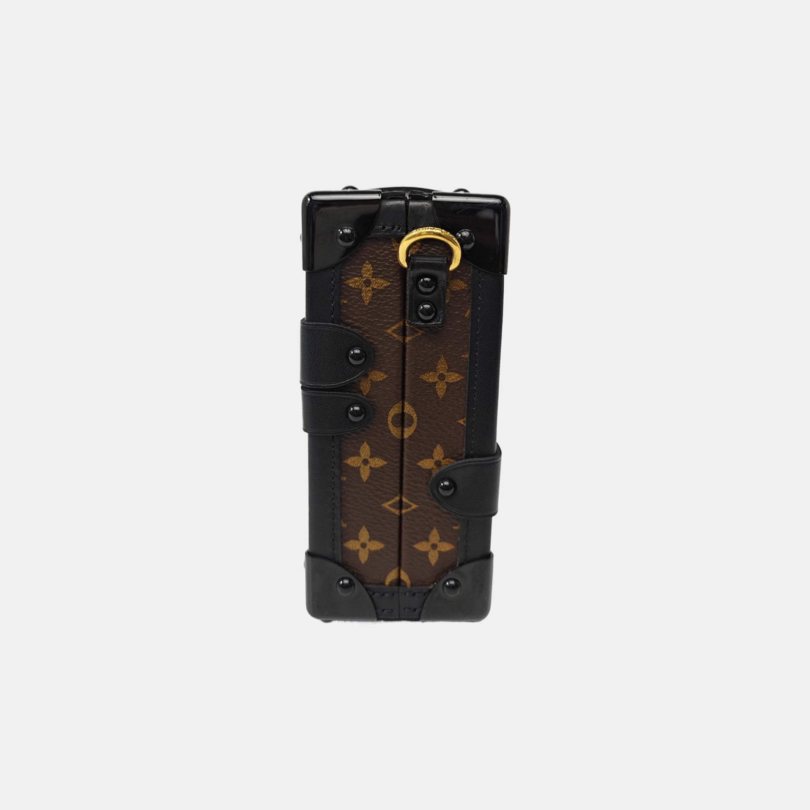 PETITE MALLE Monogram Coated Canvas Brown