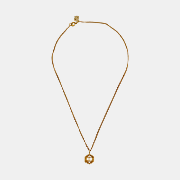 Collar bañado en oro