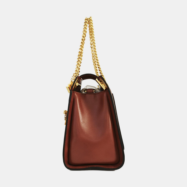 Annie Mini Calfskin Brown