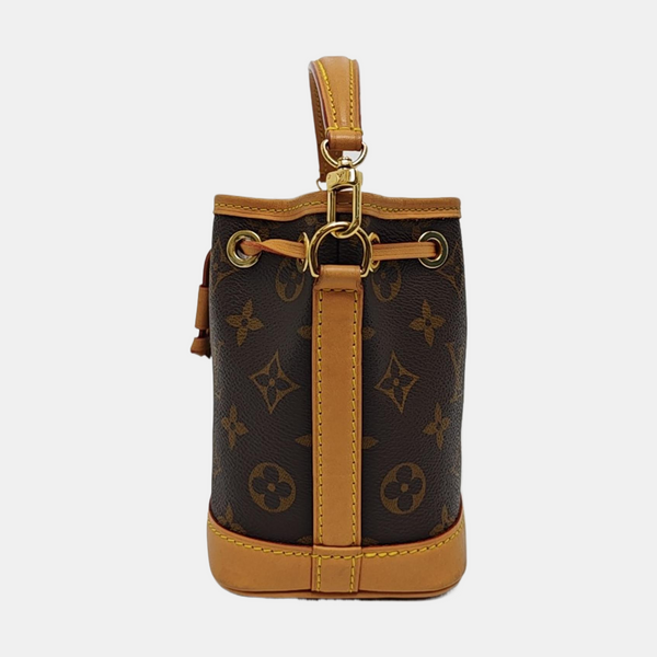 NOÉ Nano Monogram Coated Canvas Brown