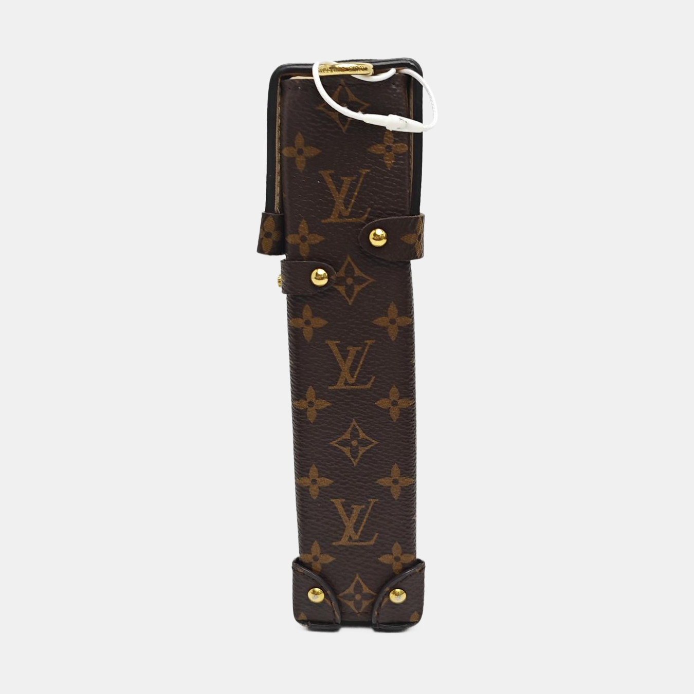 TRUNK Monogram Coated Canvas Brown