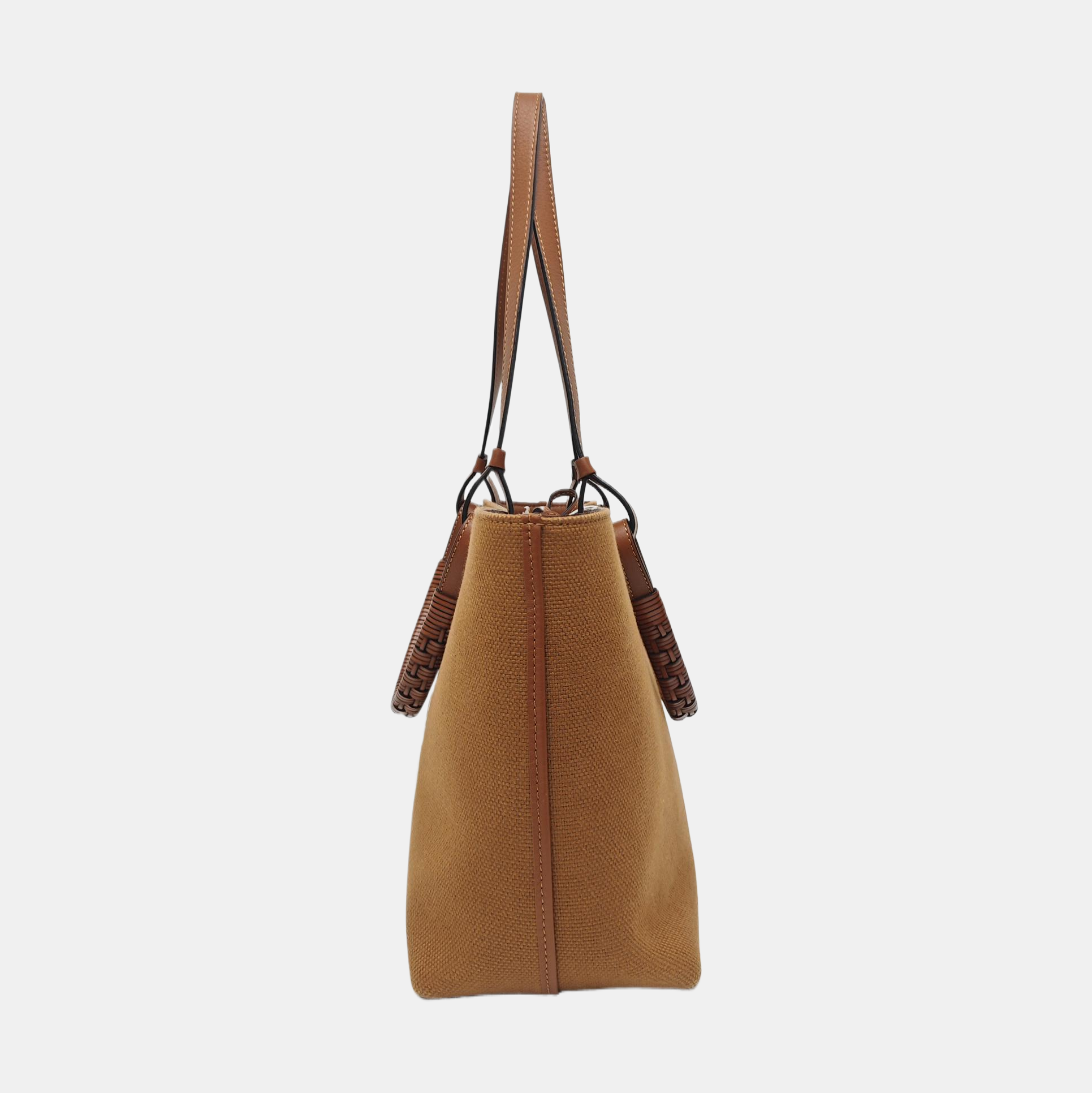 Anagram Tote Canvas Brown
